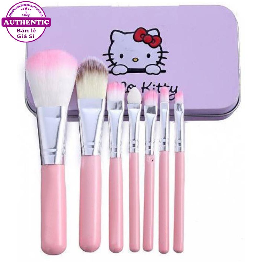 Bộ Cọ Trang Điểm Cá Nhân HELLO KITTY 7 Cây