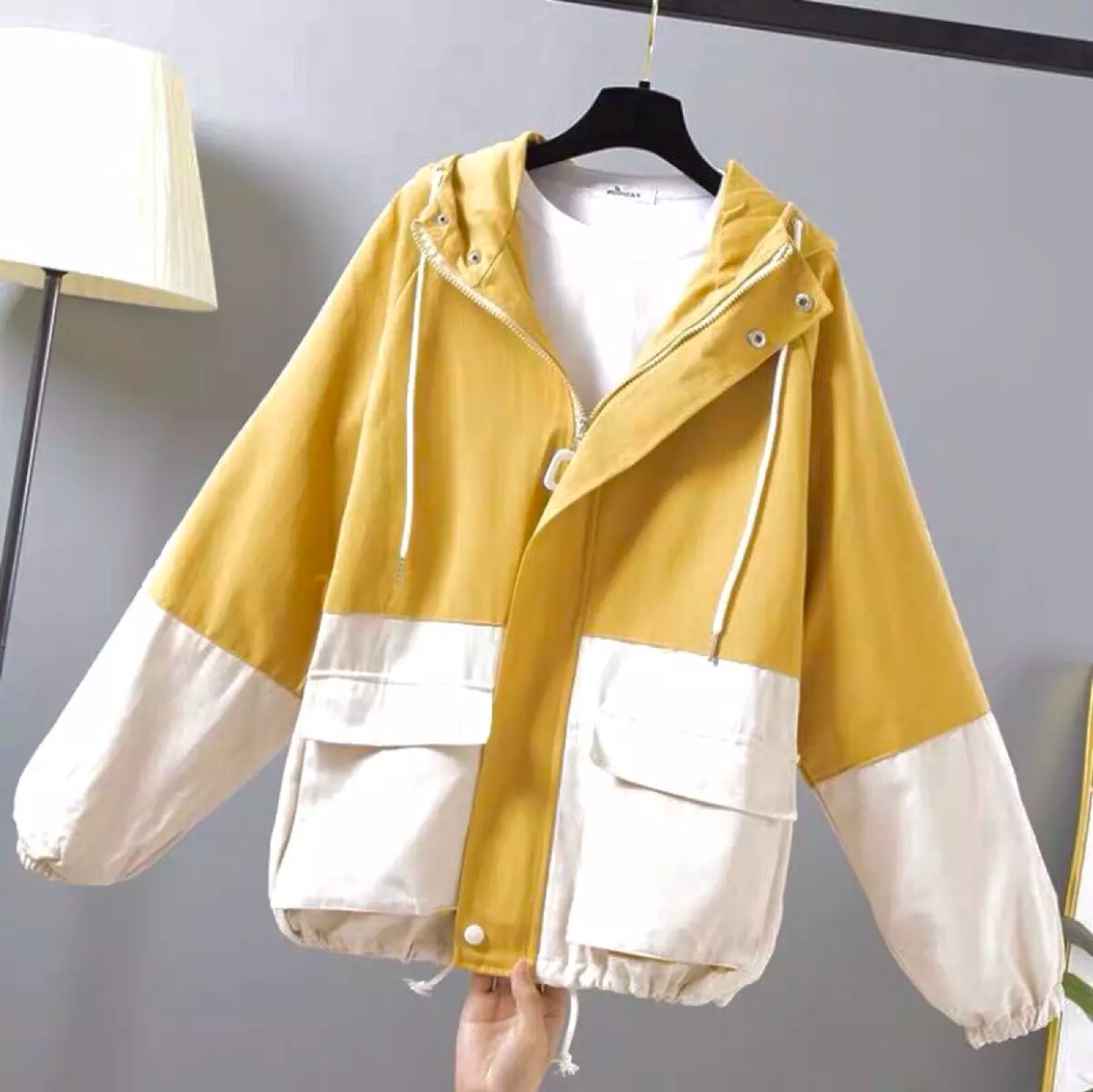 [HCM]ÁO KHOÁC KAKI NỮ FORM RỘNG THỜI TRANG CAO CẤP BINSTORE94 V355