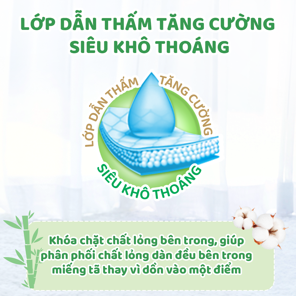 10 miếng Tã/ bỉm dán Molfix Thiên nhiên S (4kg - 8kg)