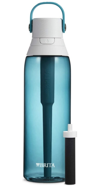 Brita Plastic Water Filter Bottle, 26 Ounce