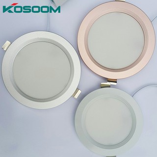 Đèn LED âm trần Siêu mỏng 8W - 12W viền trắng Kosoom ( Bảo hành 3 năm 1 đổi 1)
