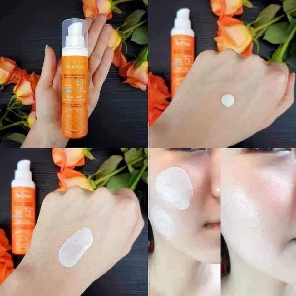 [Hàng Pháp] Kem chống nắng dành cho da dầu Avene Fluide SPF50+ 50ml