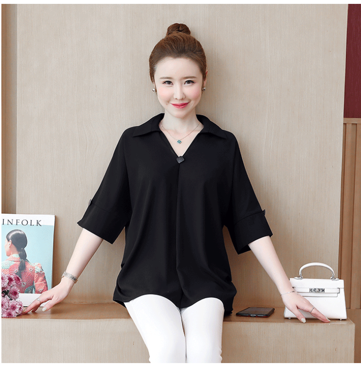 ÁO SƠ MI NỮ TAY CÁNH DƠI A5230