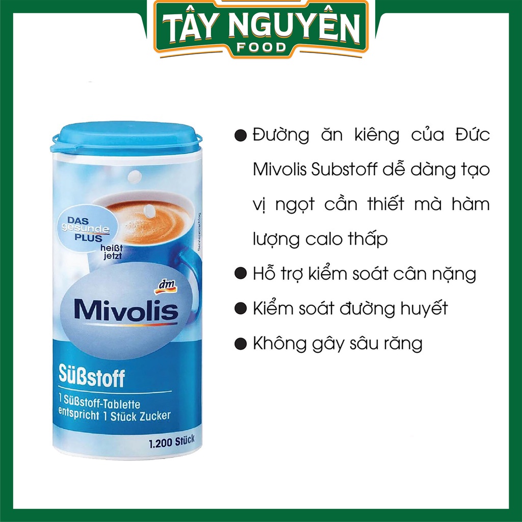 Đường Ăn Kiêng Mivolis 1200V Xuất Xứ Đức