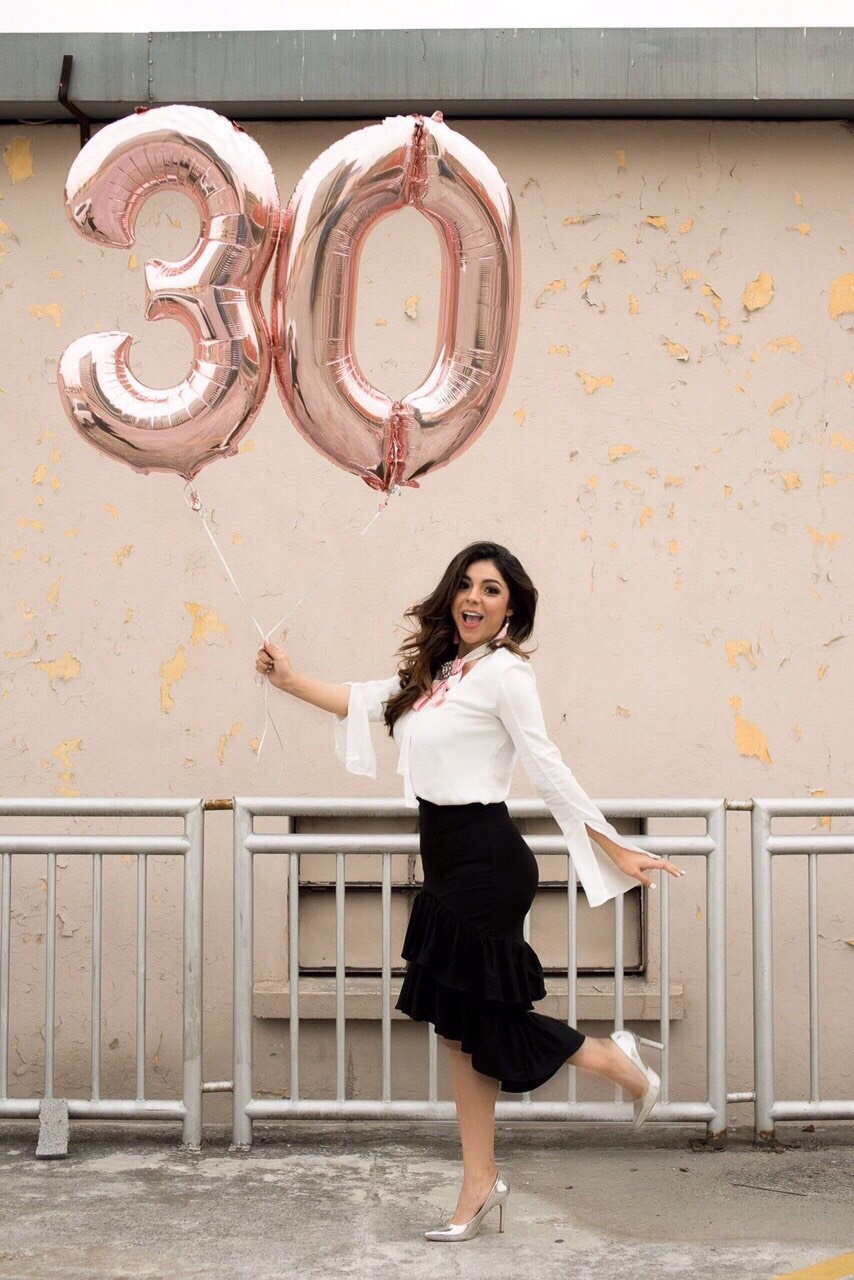 Bóng số rosegold balloon number 70cm bso25