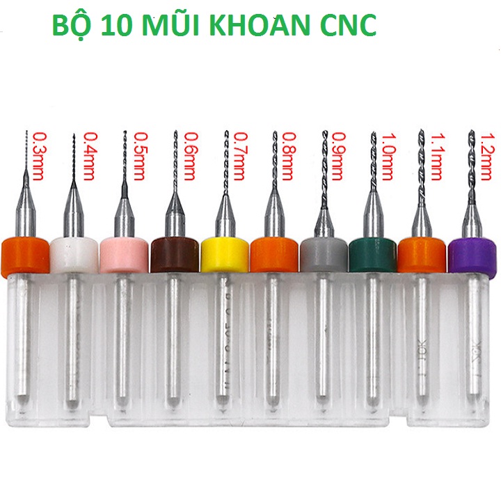 10 mũi khoan cnc
