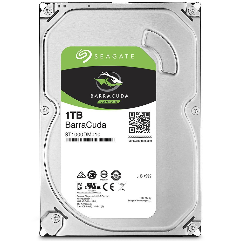 Ổ cứng HDD 1TB ( 1000GB) Seagate  Máy tính để bàn, Bảo hành 24 tháng lỗi 1 đổi 1