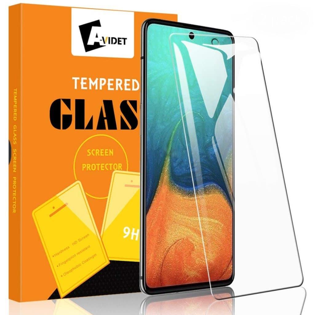 Kính cường lực trong suốt Samsung Galaxy A71 (Mua 2 cái trở lên shop tặng kèm keo chống hở viền)