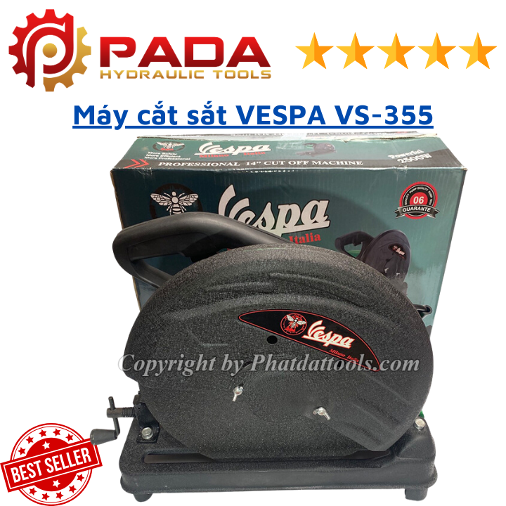 Máy cắt sắt bàn vespa vs-355 - công suất 2500w - lưỡi cắt 355mm - bảo hành 6 tháng