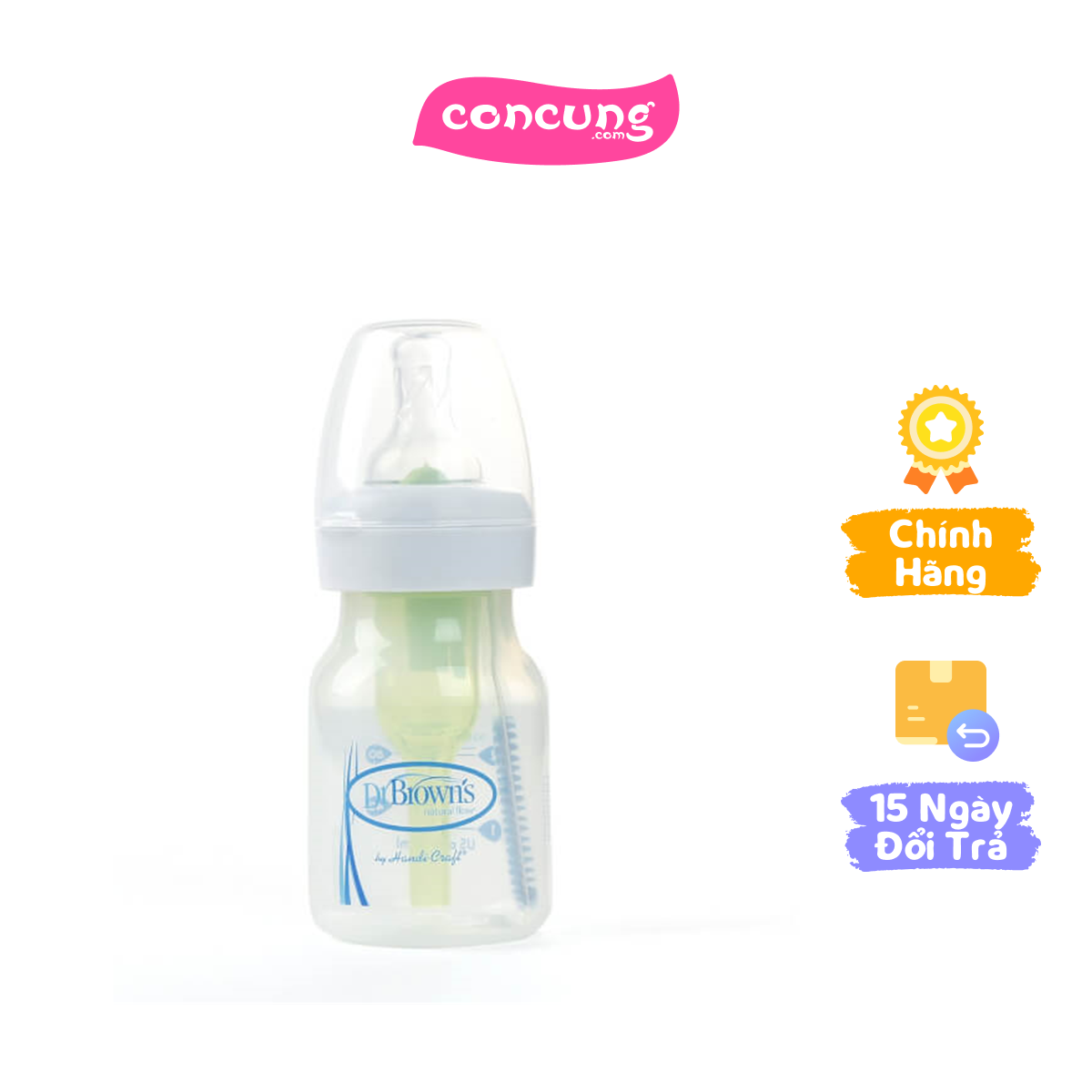 Bình sữa cổ thường nhựa PP Dr Brown options (60ml)