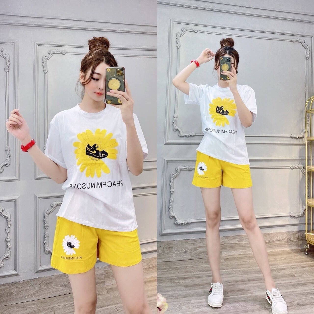 Sét bộ đùi miky mặc nhà dễ thương