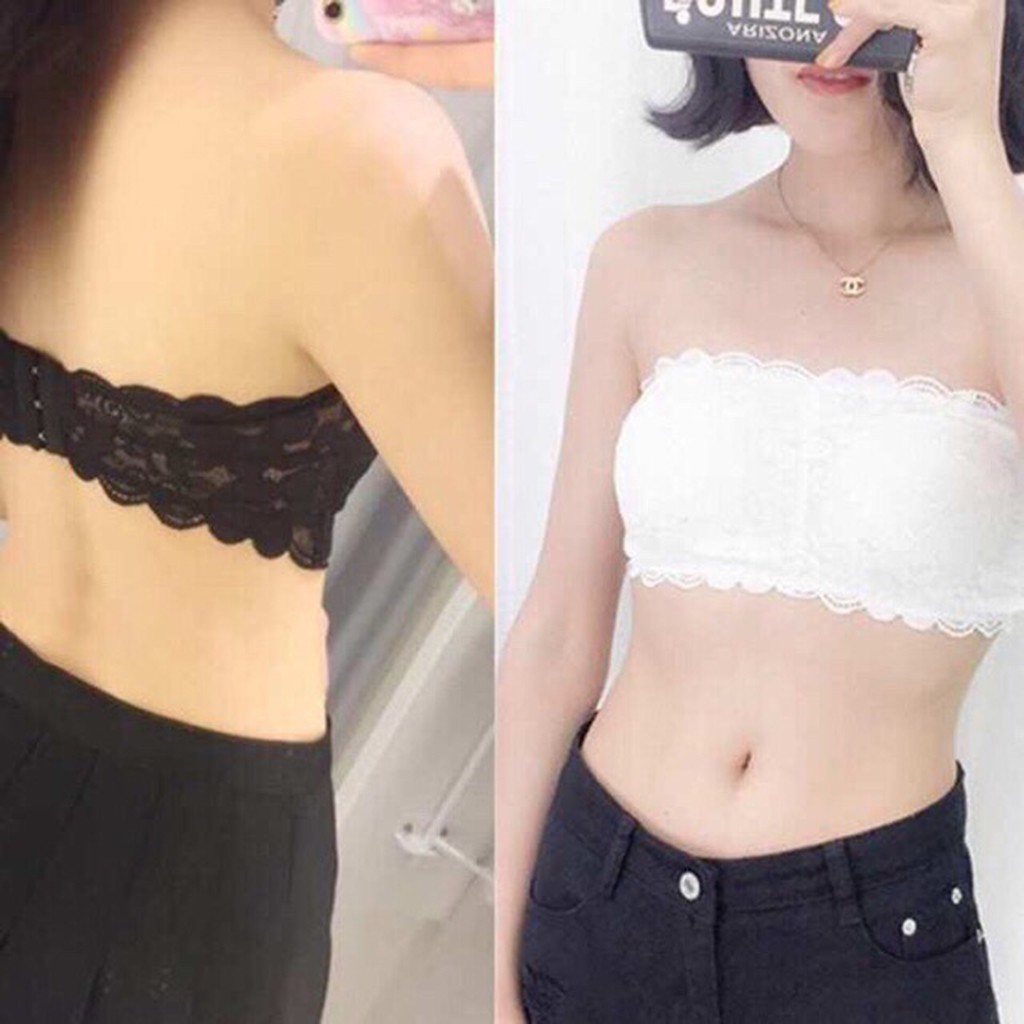 ÁO BRA KIỂU ỐNG, VIỀN REN