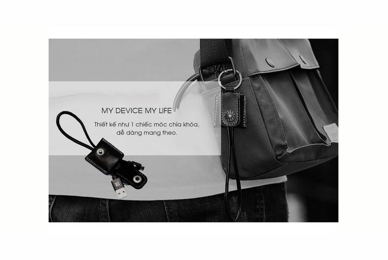 Cáp sạc móc chìa khóa Remax Moss RC-079m cho micro usb