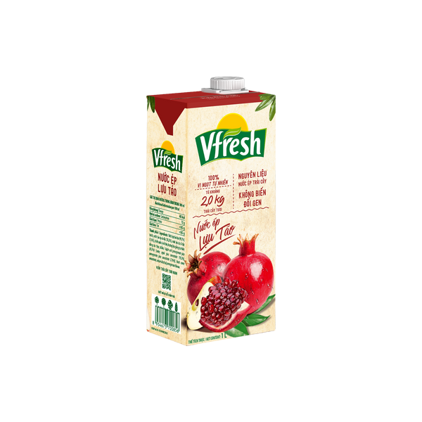 [COMBO 2 HỘP] Vinamilk Vfresh Nước Ép Trái Cây 1L (Táo, Cam, Đào, Nho, Lựu Táo, Kiwi Táo, Cam Necta, Ổi)