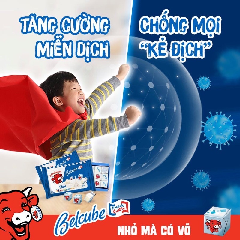 Phomai Vuông Belcube 24 Viên