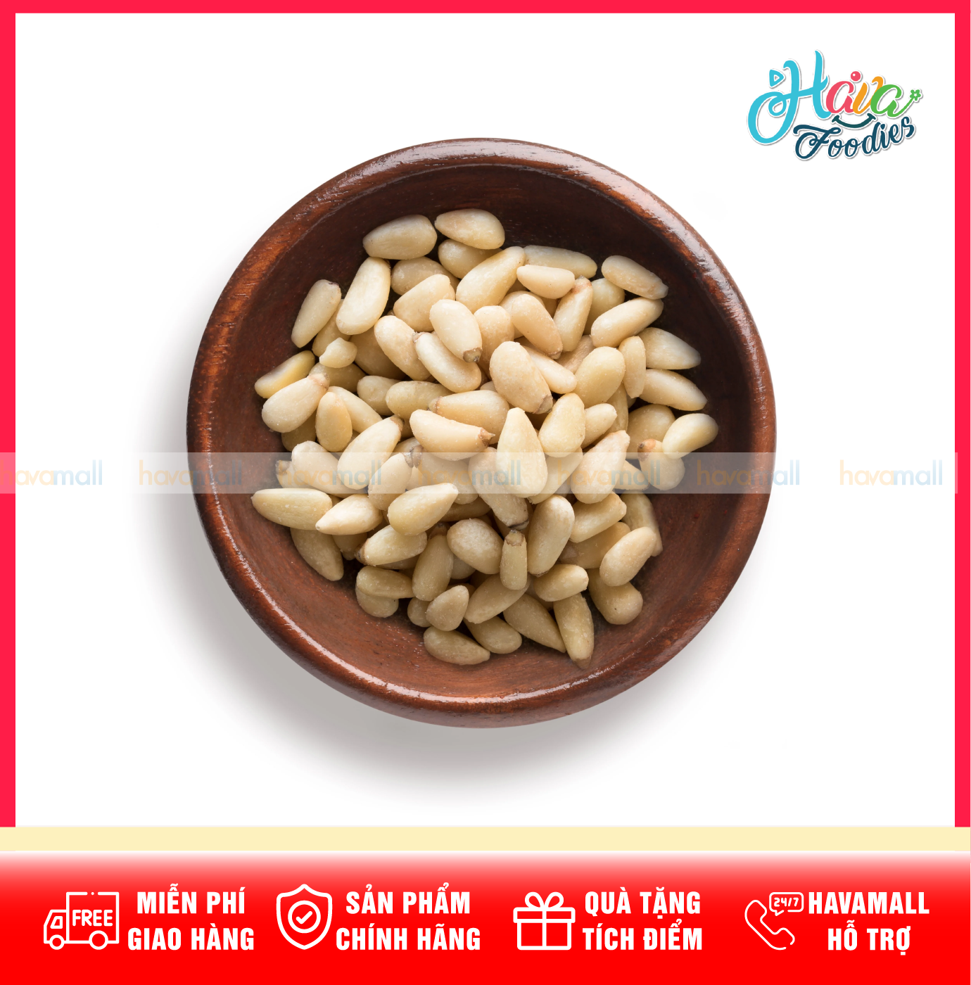 Hạt Thông Tách Vỏ Havafood  – Peeled Pine Nuts