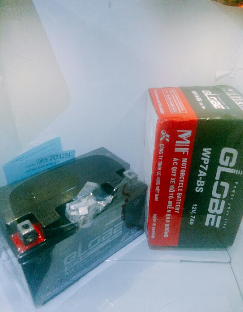 Bình GLOBE WP7A-BS ( cho xe Attila )