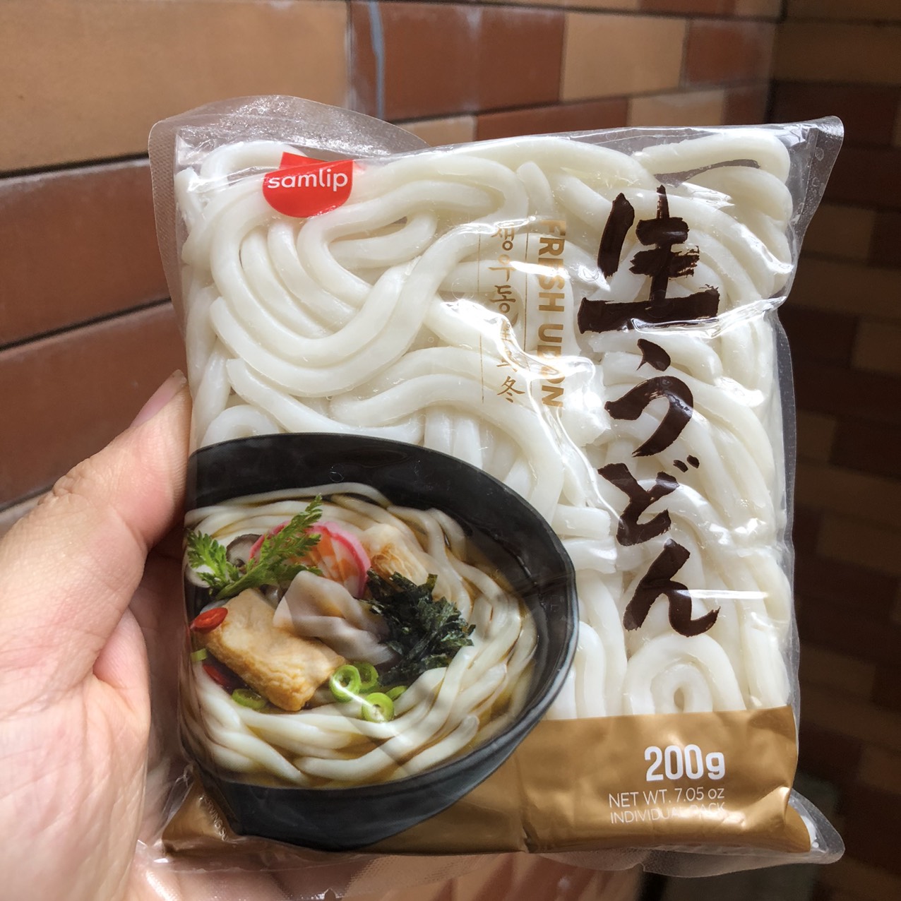Mì udon tươi samlip hàn quốc 200g 삼립) 후레쉬 우동 200g
