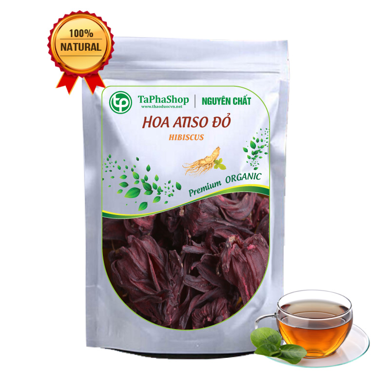 Hoa atiso đỏ sấy khô 500g - tấn phát