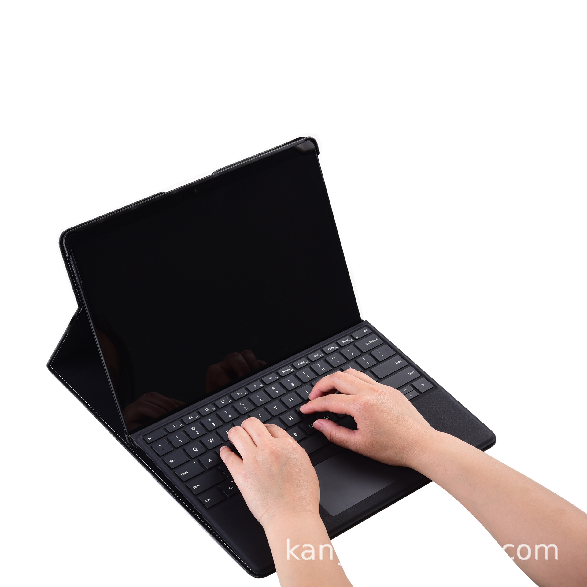 Combo Bao da cao cấp Surface Pro 4,Pro 5,Pro 6, Pro 7 , Pro X + Túi phụ kiện Màu đen