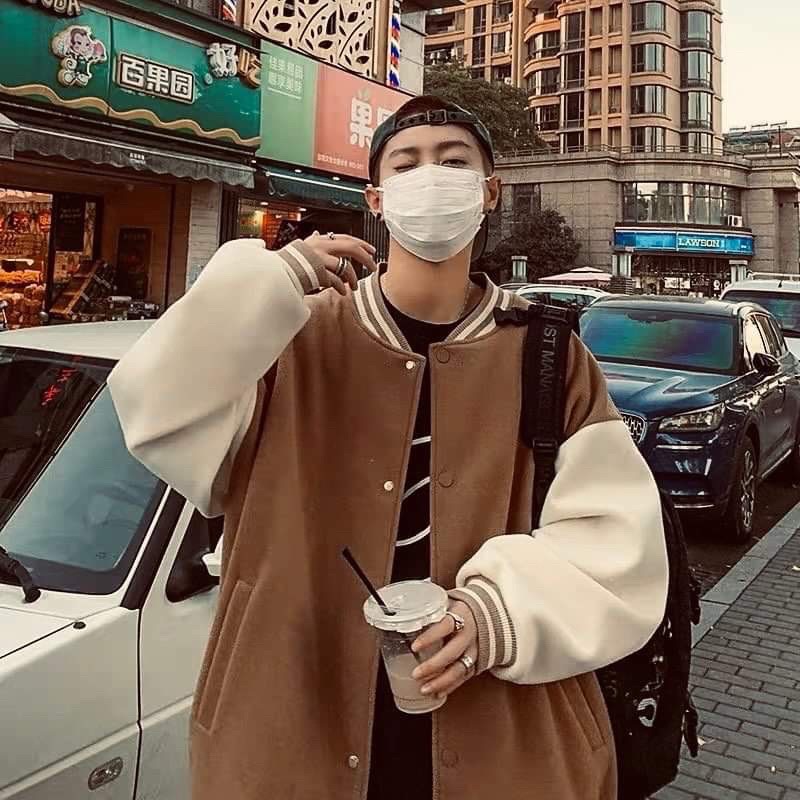 Áo khoác bomber trơn