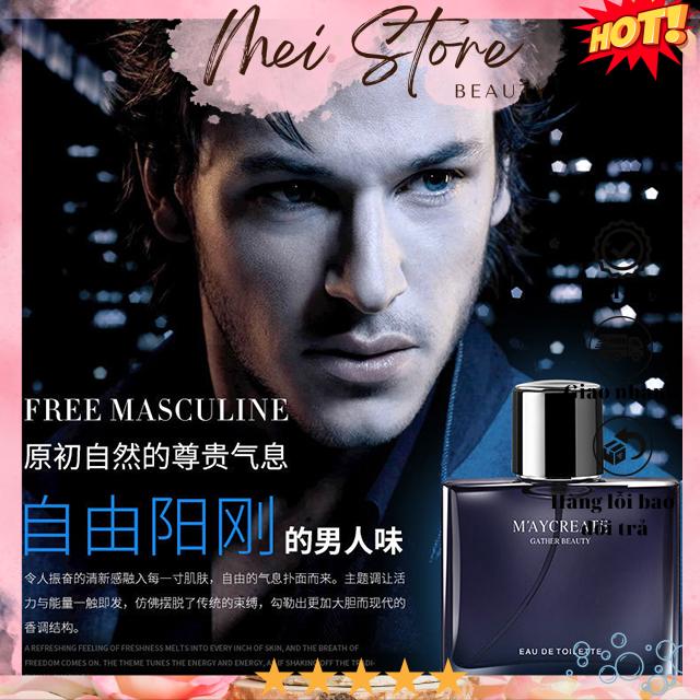 [GIẢM 5% ĐƠN 129K][HCM]Nước hoa nam Maycreate Gather Beauty Cologne Perfume For MEN 55ml