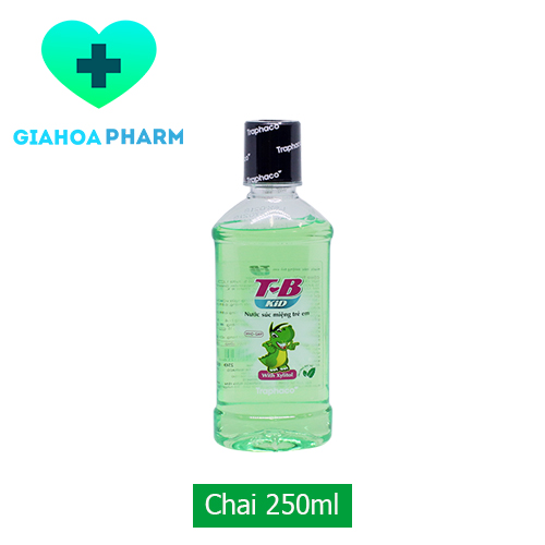 Nước súc miệng TB Kid (Trẻ em) - Thơm miệng, sạch khuẩn, phòng đau họng, sâu răng