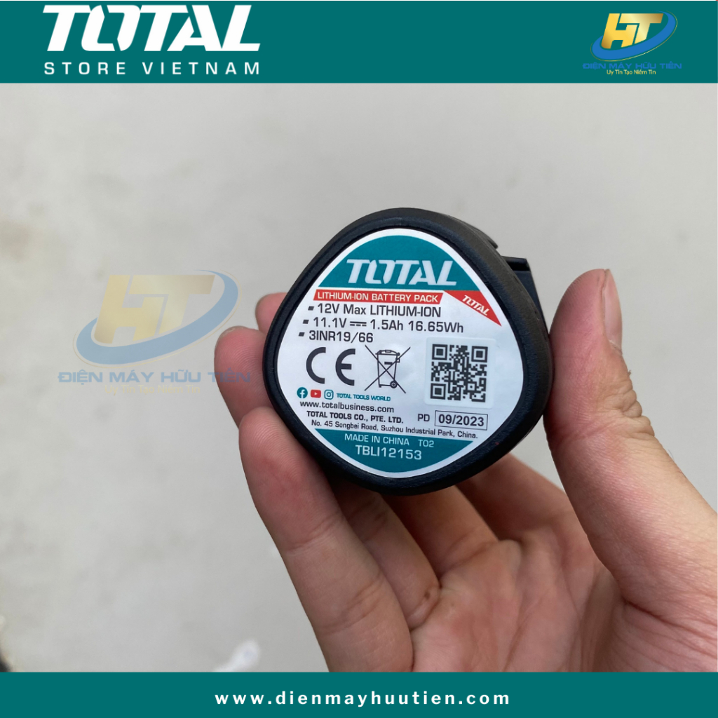 Pin Lithium 12V TOTAL TBLI12153