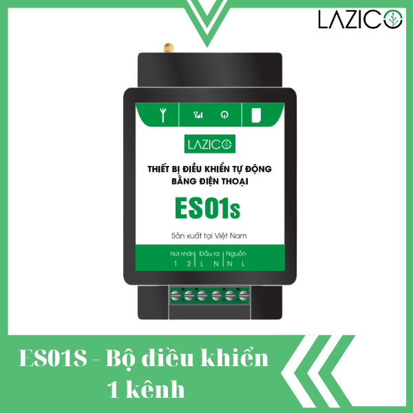 Bộ điều khiển từ xa 220V cho máy bơm bằng điện thoại LAZICO ES01S