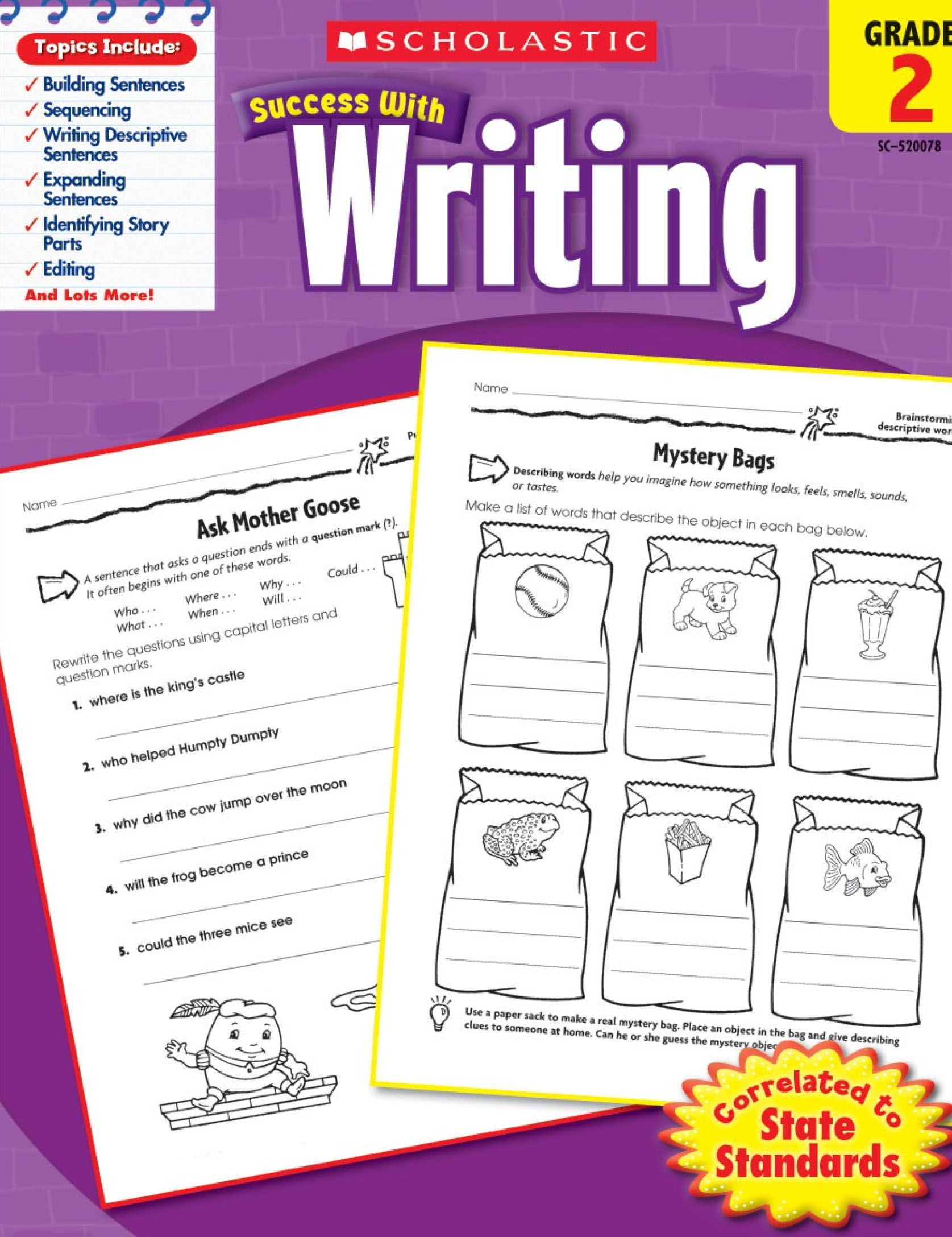 SCHOLASTIC SUCCESS WITH WRITING 1-5 (Sách đen trắng)