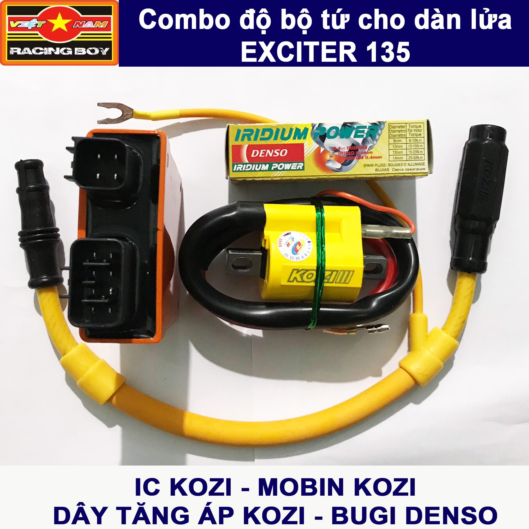 Combo độ full bộ tứ cho dàn lửa Exciter 135 - KOZI Malaysia