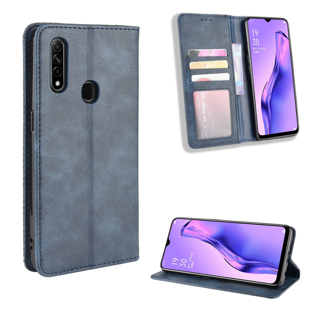 Bao da  OPPO A31, OPPO A8 2020 dạng ví Luxury Leather