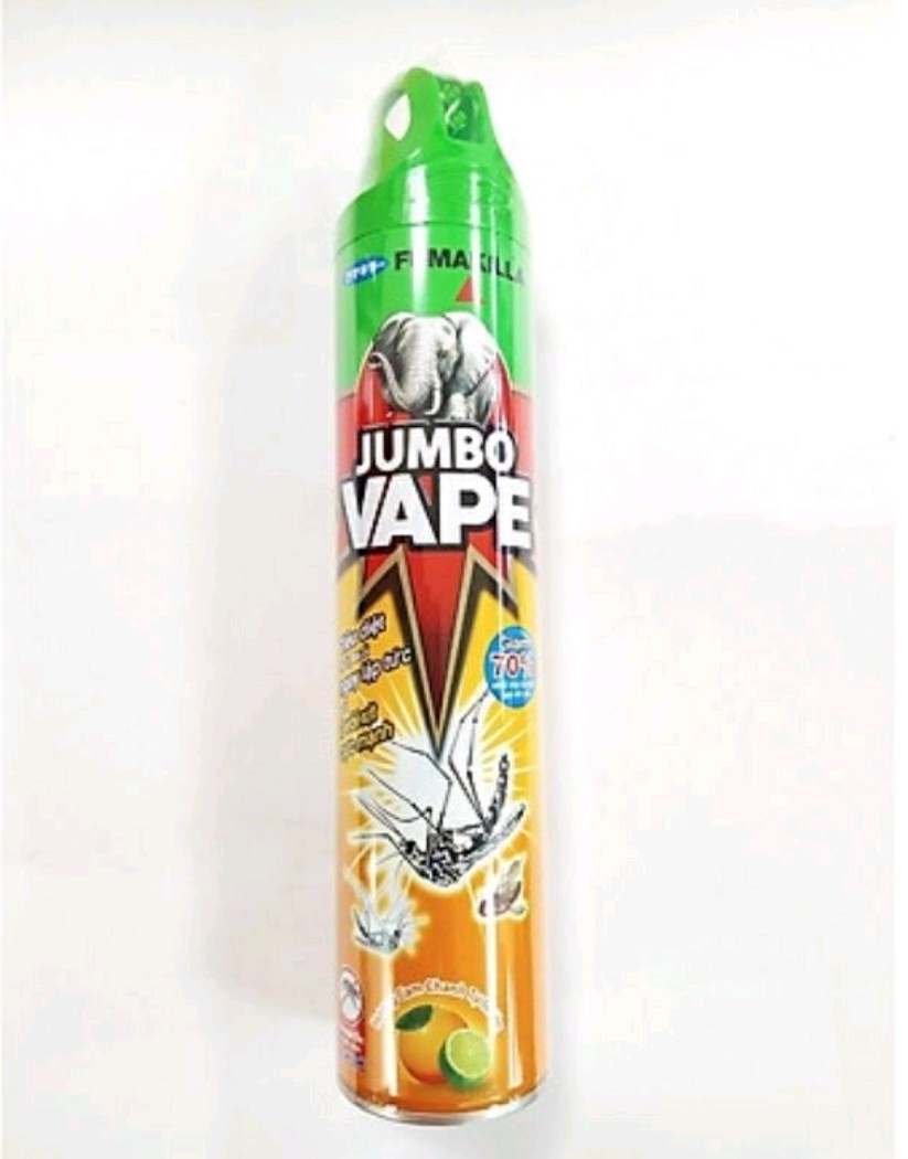 2 Bình xịt muỗi Jumbo hương chanh chai 600ml