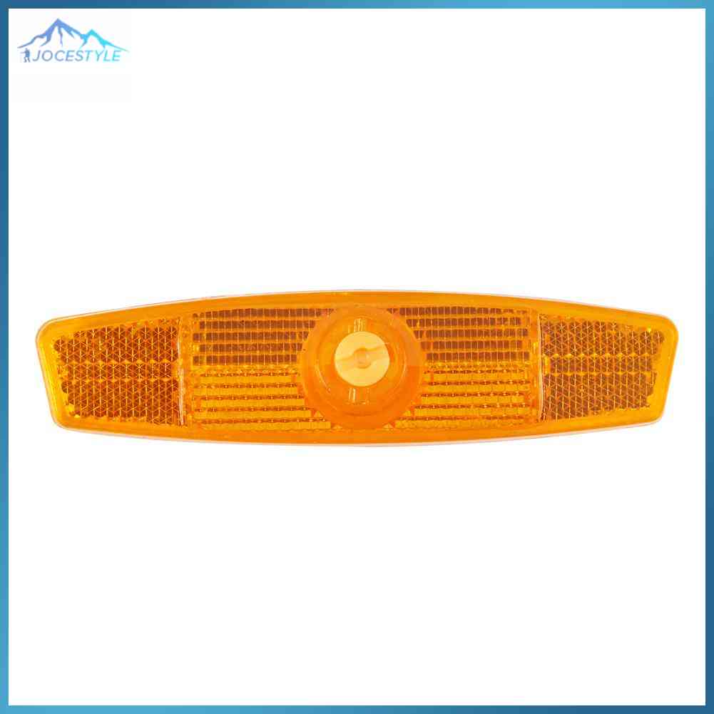Bicycle Spoke Plastic Reflective Lens Wheel Rim Reflector Safe Warning Clip