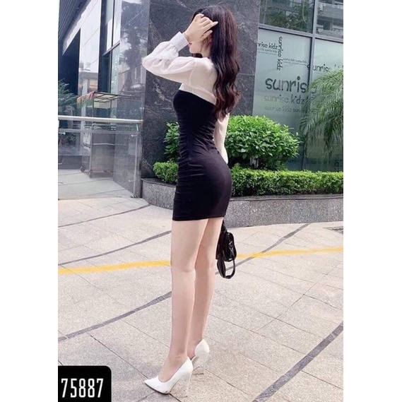 Đầm body sơmi ML970 đủ size từ 55-90ký (ML970)