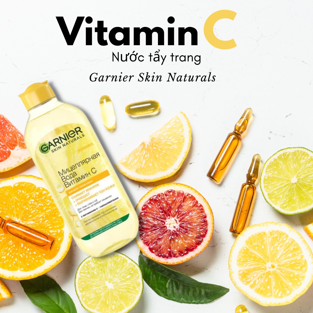 Nước tẩy trang Garnier Micellar 400ml của Nga