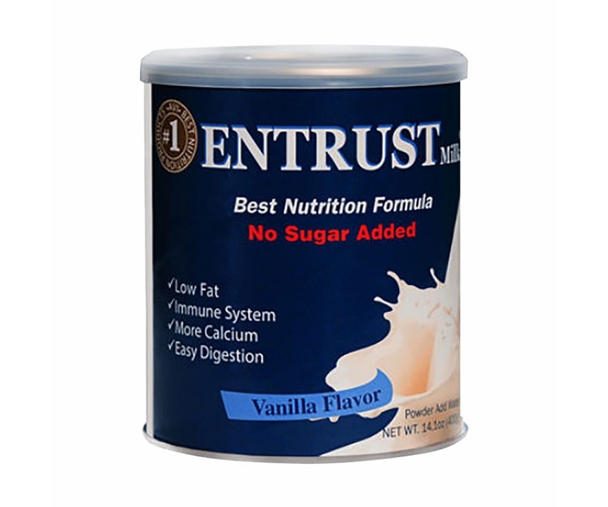 Sữa bột không đường Entrust Milk hộp 400g