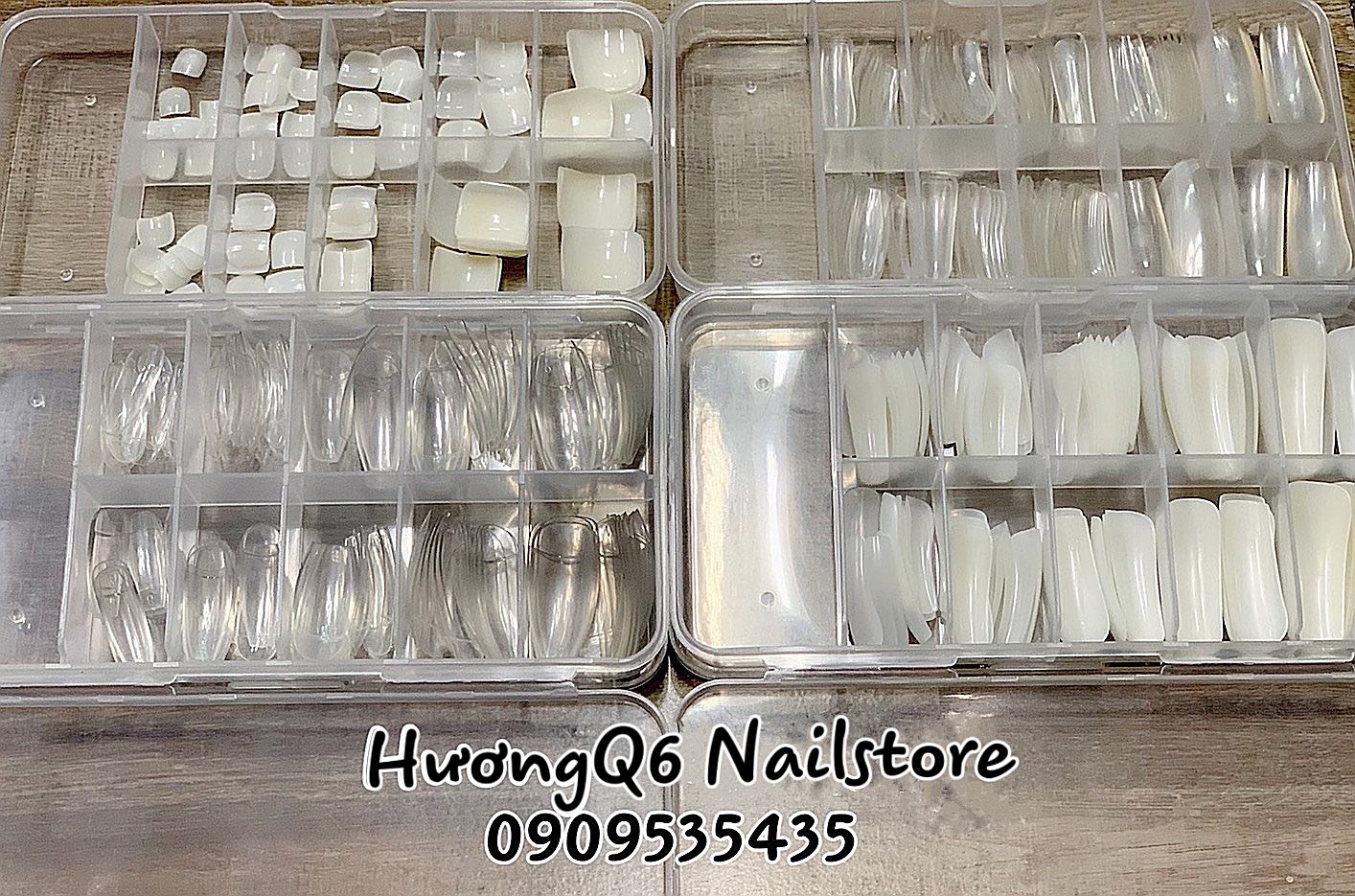 Móng Giả Phong Cách Hàn Quốc Mới (Bao Gồm Cả Hộp)