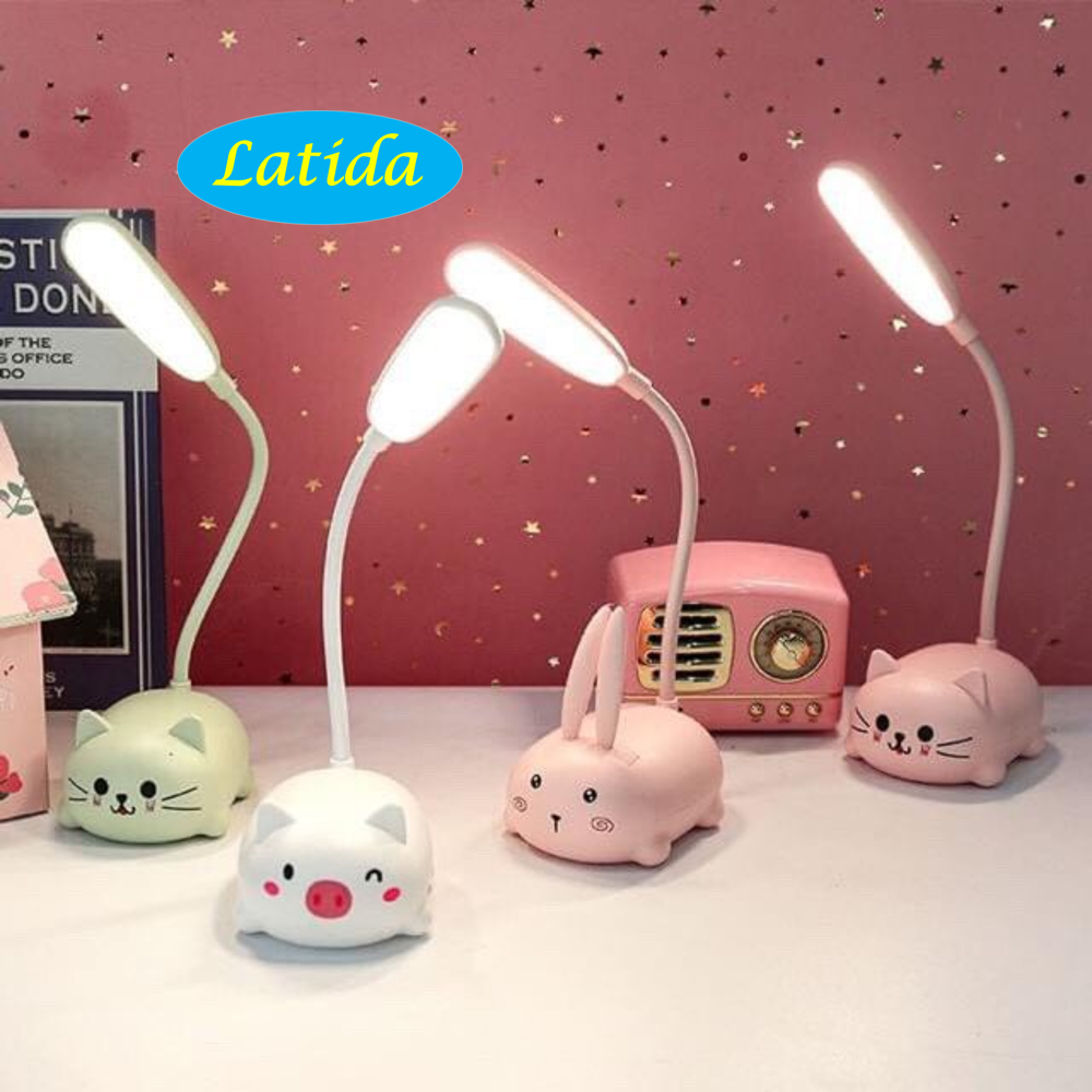 Đèn Led Để Bàn Hình Thú Dễ Thương_Sạc Pin_(Màu ngẩu nhiên)