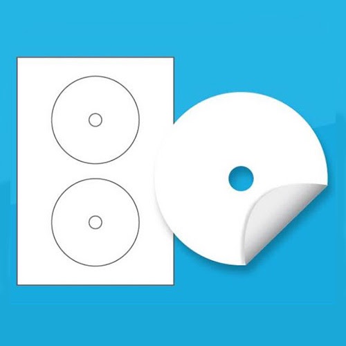 DECAL DÁN NHÃN ĐĨA XẤP 100 TỜ ( 1 TỜ DÁN 2 ĐĨA)