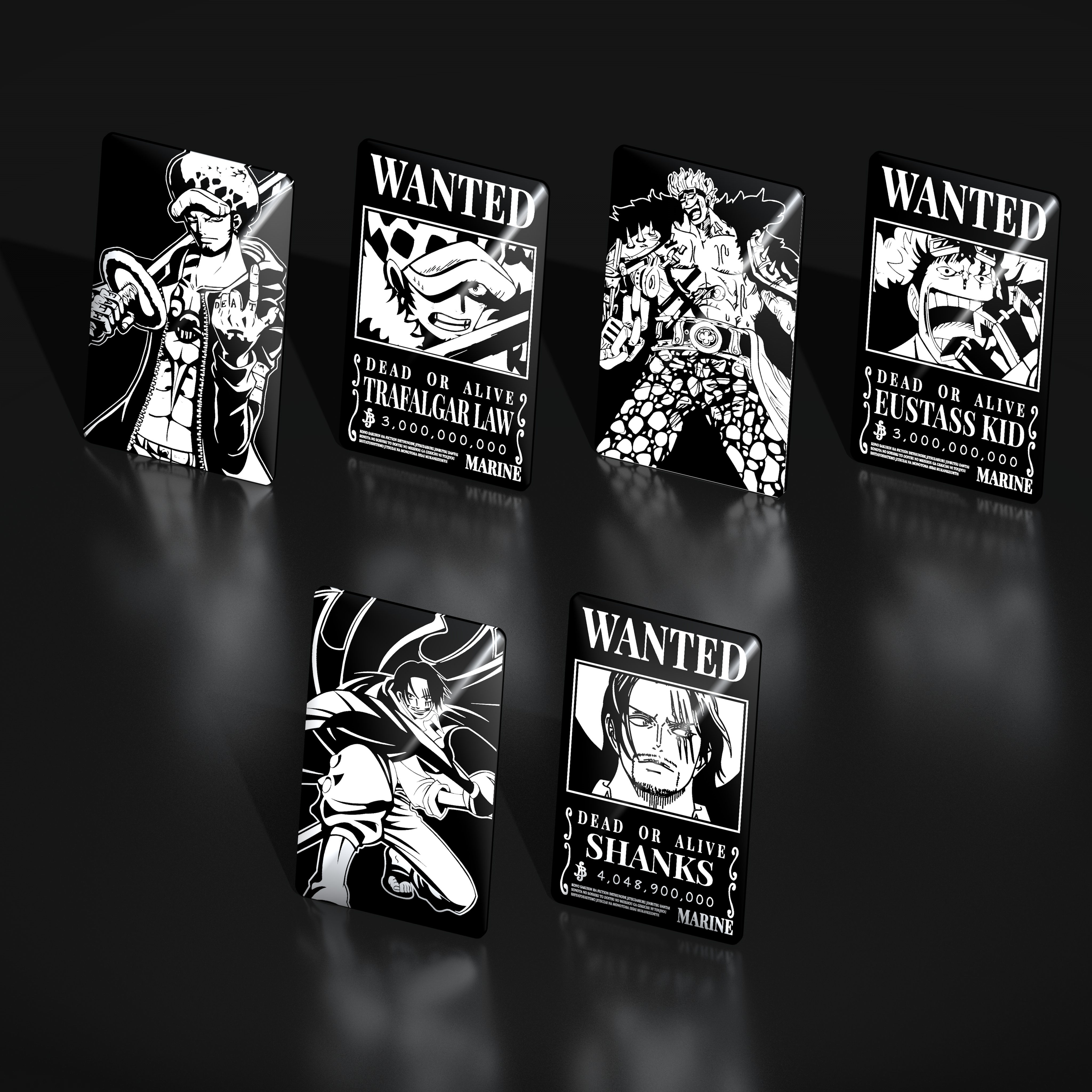 [Thẻ Nhôm] One Piece - Lệnh truy nã