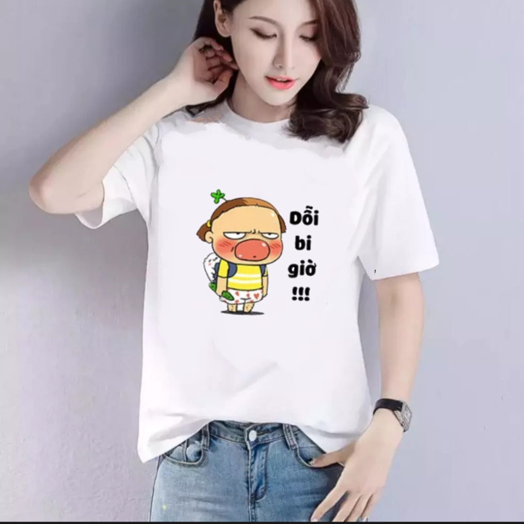 Áo thun nam nữ cam kết giống hình nhiều size lựa chọn