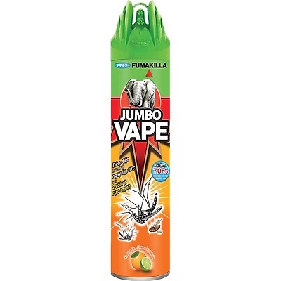 Bình xịt muỗi jumbo vape hương cam chanh tự nhiên 600ml