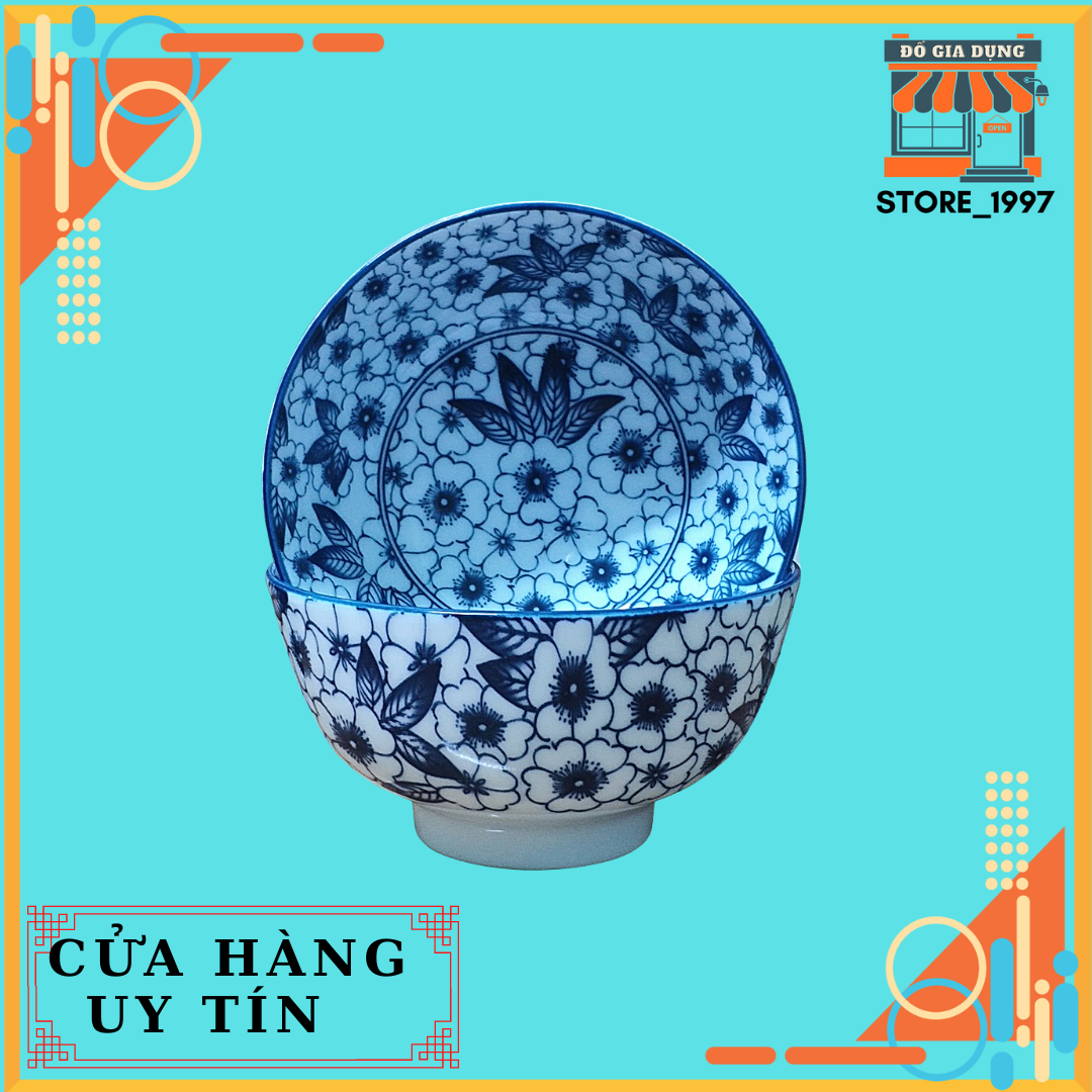 Bộ 10 Chén ăn cơm Bát Tràng
