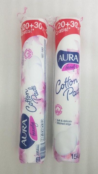 [HCM]Combo 2 Bông tẩy trang Aura 150 miếng