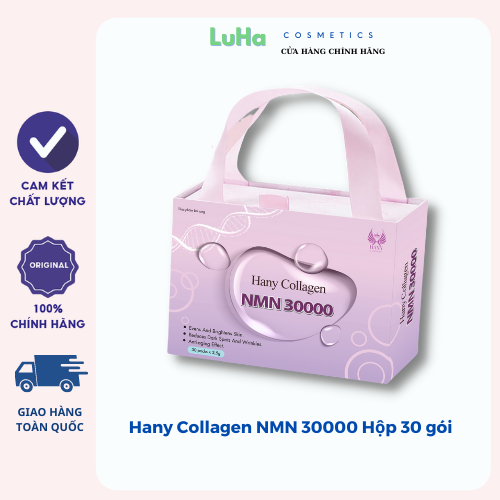 Hany Collagen NMN 30000 hộp 30 gói, Bổ Sung Collagen giúp Duy Trì