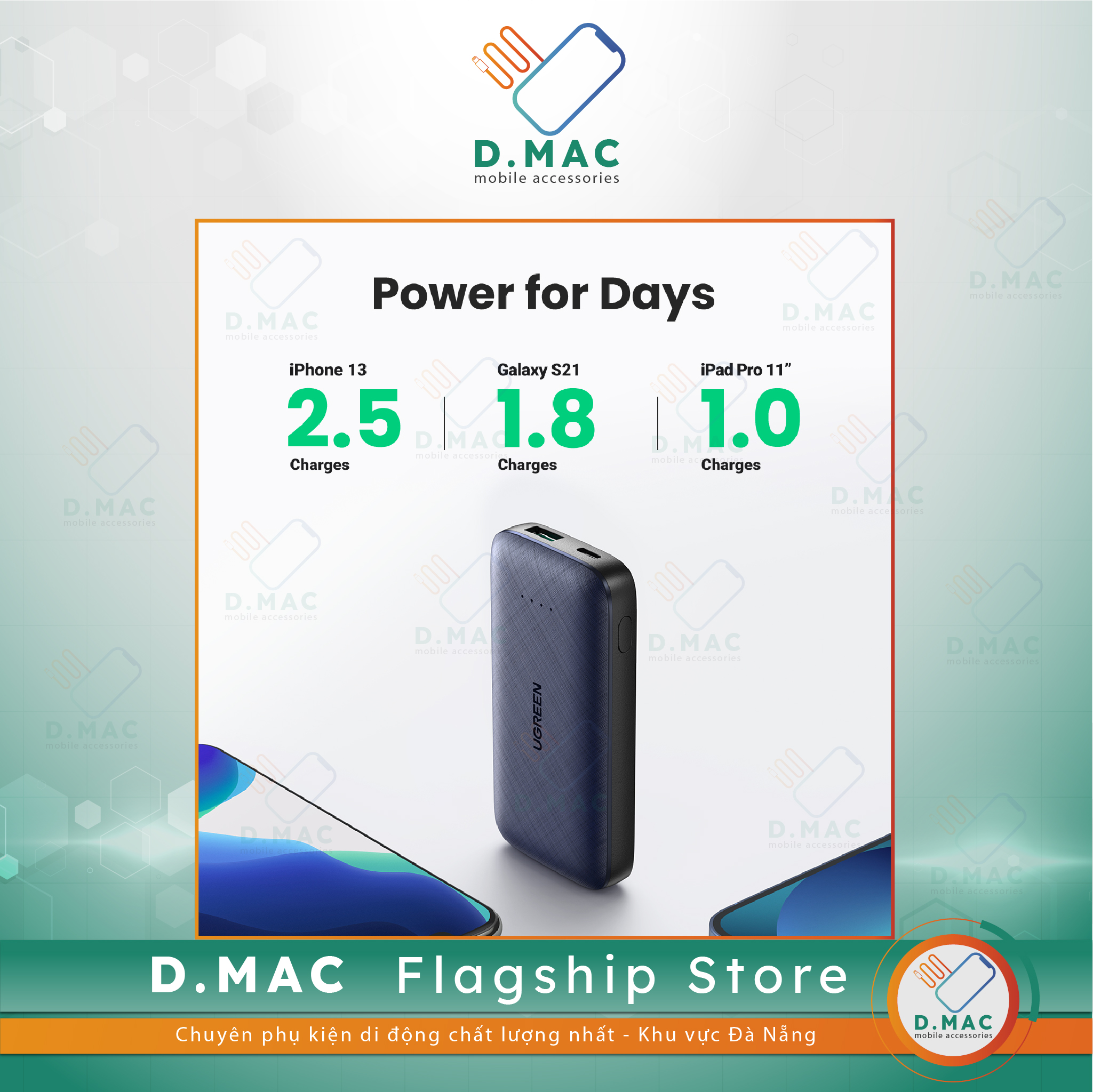 Pin Dự Phòng Ugreen Mini 20w 10.000mAh  Ver 2021
