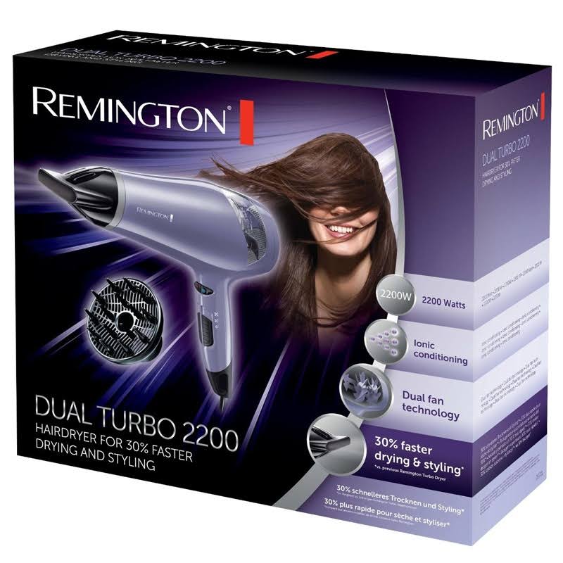 [QUÀ TẶNG không bán] Máy sấy tóc Remington D3711 DuoTubo2200