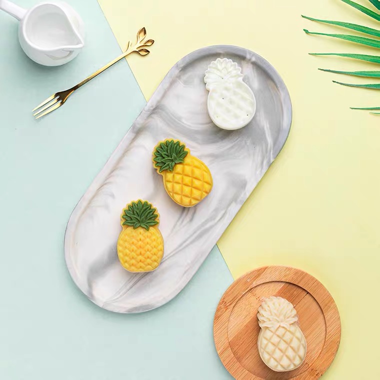 Khuôn lò xo bánh dứa 4 mặt 50 gram