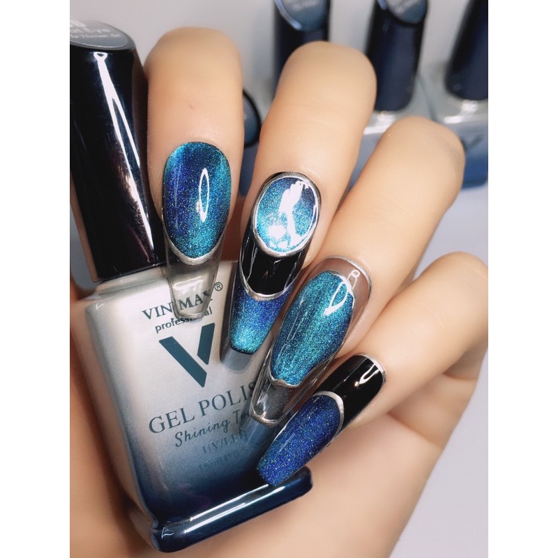 sơn gel mắt mèo kim cương vinimay 6 màu